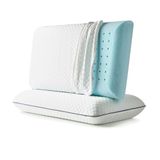 WEEKENDER Geltraagschuimkussen - King size - 2 pack - Medium pluchegevoel - Nek- & schoudersteun