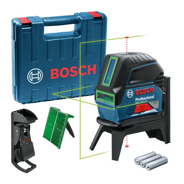 Bosch GCL 2-15 G Lijn-/puntlaser 10 m 500-540 nm (< 10 mW)
