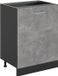 Vicco Keukenonderkast R-Line, Beton/Antraciet, 60 cm