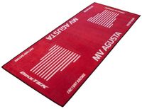 Biketek Garagemat rood wit voor MV Agusta motoren Gloednieuw