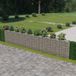 vidaXL Mur en gabion 630x30x100 cm acier galvanisé