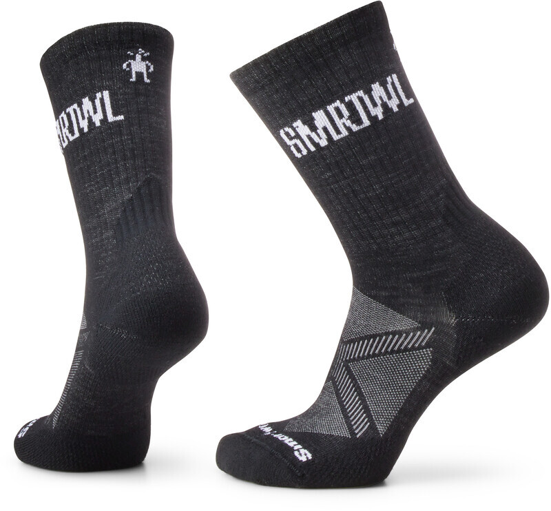 Smartwool Smartwool Athletic Smrtwl Logo Crew Socks, zwart