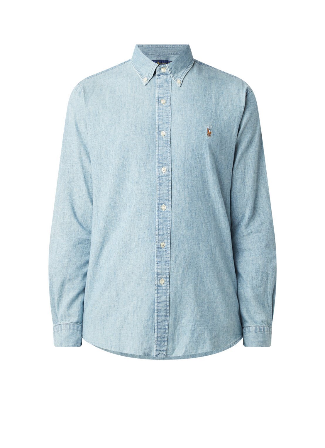 Ralph Lauren Regular fit button down-overhemd van denim