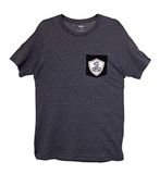 Zildjian T3033 T-shirt met opgestikte zakken, zwart, zwart.