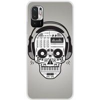 Xiaomi Redmi Note 10/10S Skull music siliconen hoesje