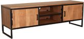 Lizzely Garden & Living TV meubel bruin mangohout 150cm