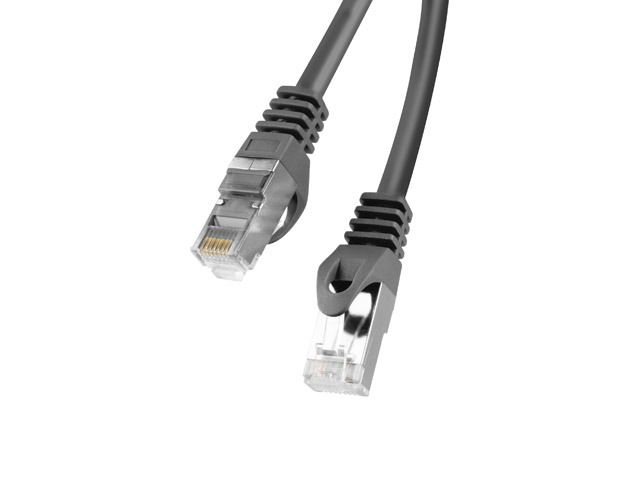 Lanberg Cat6 Ethernet Cable - 5m - Black - F/UTP