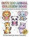 Cute Zoo Animal Coloring Book: Bold & Easy Kawaii Zoo Animal Characters