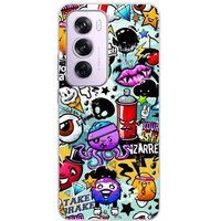 Oppo Siliconen hoesje - ontwerp graffiti 2