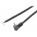 TRU Components 1578896 Connecteur à cosse 2.5 mm mâle, coudé Nombre de pôles: 2 Mono Noir 1 S