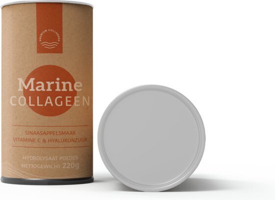 Premium Collageen Marine met Vitamine C en Hyaluronzuur Sinaasappelsmaak