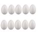Rayher hobby materialen Piepschuim hobby vorm - 100x - ei - 6 cm - DIY knutsel figuren om te versieren - paasei