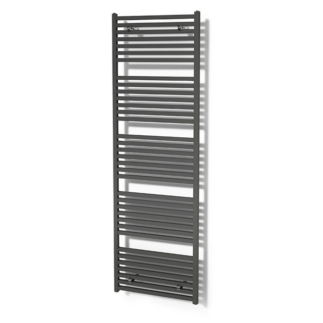 Maxaro Aluminium Handdoekradiator Zeus Donkergrijs Metallic 1933 Watt 60x204cm Verticaal