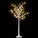 vidaXL Kerstboom wilg met 128 warmwitte LED's binnen en buiten 1,2 m