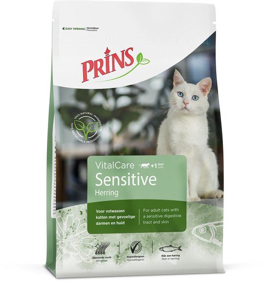 Prins VitalCare Sensitive 4kg - Kattenvoer - Gevogelte