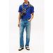 Tommy Hilfiger T-shirt essentiel saisonnier coupe régulière bleu royal taille : L