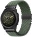 By Qubix Qubix - Geschikt voor Garmin bandje - 26mm Quickfit - Braided nylon band met parachute sluiting - Groen - Geschikt voor Garmin Instinct 3 - 50mm