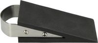 Westcott Deurstopper Wigvorm Zwart/Zilver Metaal 5 x 3 x 12 cm