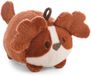 62927 NICI Mymochi Knuffeldier Spaniel Brushy, 5 cm, bruin