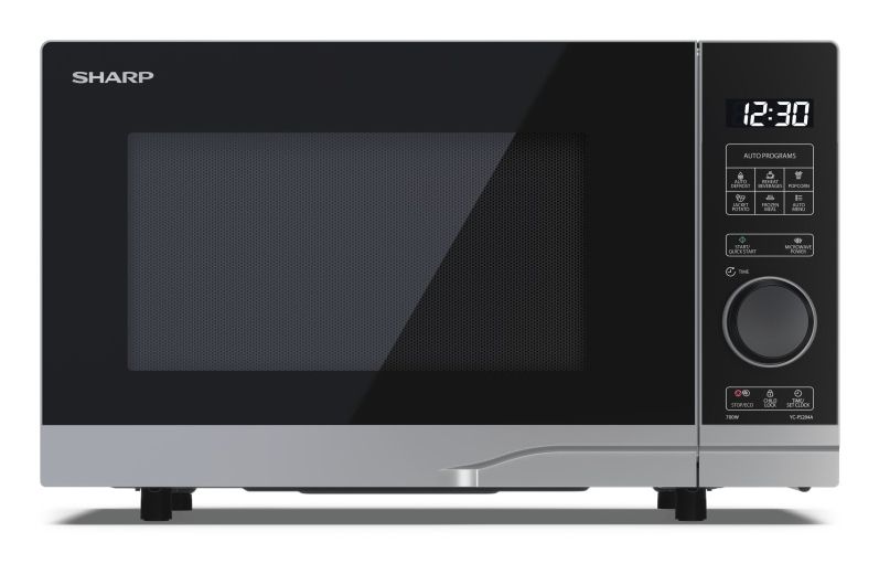 Sharp YC-PS204AE-S Solo Magnetron - 700W - 20 Liter - Zilver
