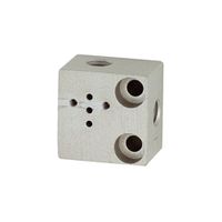 Riegler 1099.01 enkele grondplaat, M5 voor mini-magneetventielen 15 mm, 1 stuk