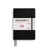 Leuchtturm1917 Weekly Planner & Notebook A5 2026 Softcover Black