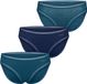 sloggi Minislip GO Crush Vrouwen Turquoise/Donkerblauw/Petrol Katoen/Elastaan Maat XL