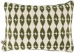 Zusss Coussin Coeurs Imprimé 35X25cm 100% Coton Blanc cassé / Vert
