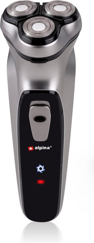 Alpina Scheerapparaat - USB-Oplaadbaar - 3 Zwevende Scheerkoppen - Pop-Up Trimmer - met Reinigingsborsteltje en Beschermkap - USB-kabel