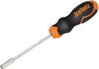 IceToolz Fiets Spaaknippel sleutel 12D3 voor 3,6 mm (vierkante nippels) - Zwart