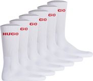 HUGO Sokken 6P QS RIB LOGO CC Set van 6
