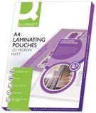 Q-CONNECT lamineerhoezen A4, 125 micron, transparant, 100 stuks