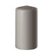 Enlightening Candles Cilinderkaars/stompkaars - zand/grijs - D6 x H15 cm - 58 branduren