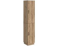 vidaXL Kast Set 2 st Artisanaal eiken Bewerkt hout