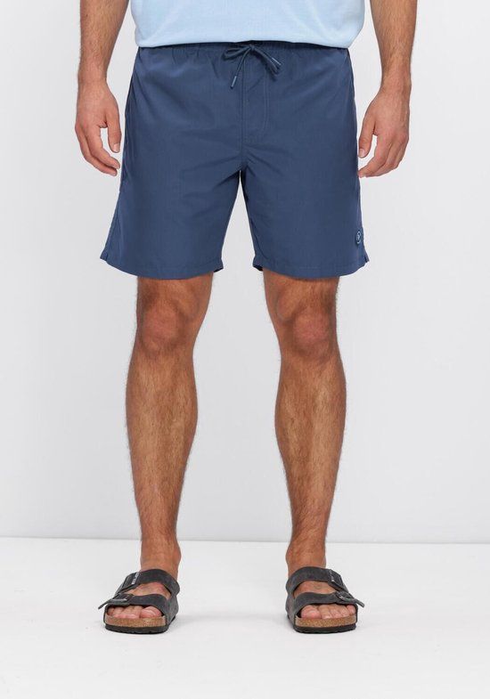 Shiwi Mike Swim Shorts 7 Inch Solid Zwembroeken Heren - Blauw - Maat 3XL