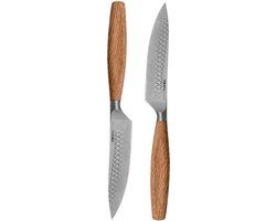 Boska Steakmessen Oslo+ - 2 Stuks - RVS - Europees eikenhout - Steakmessen