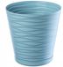 KADAX Pot de fleur avec soucoupe, vert, plastique, rond, 15 cm