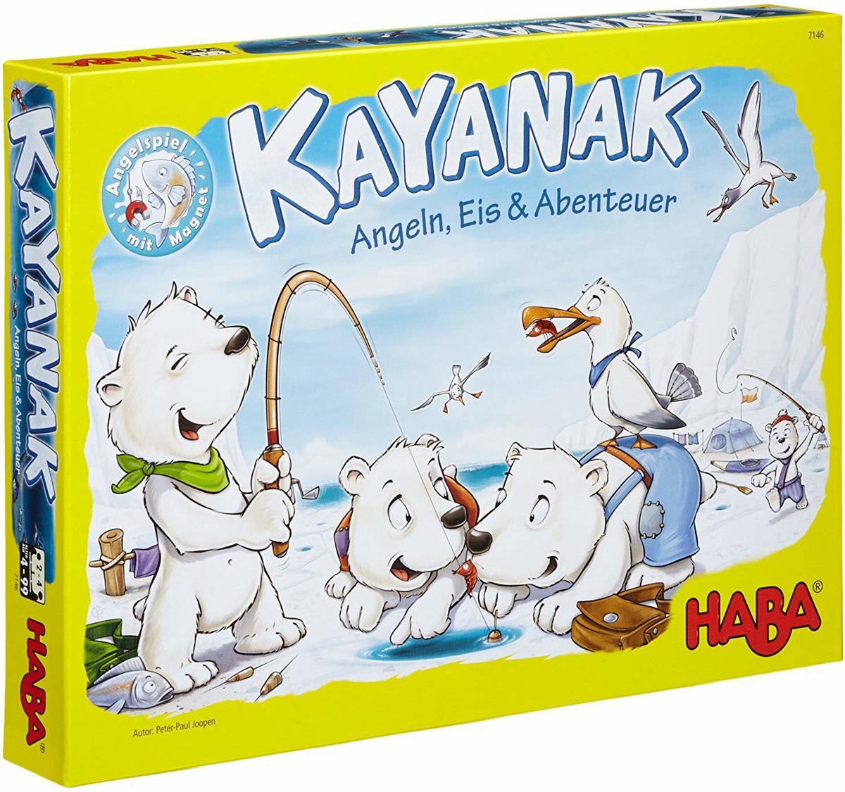 Haba Spiel - Kayanak - Angeln, Eis & abenteuer (Duits) = Frans 7325 - Nederlands 7324