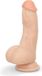 Beige Dildo met ballen 12 cm