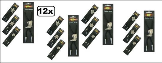 Themaparty 12x Boloti cowboy 4 assortie
