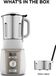 Kenwood SOUPEASY+ CBL30.000CP, blender chauffant, 1000 W, 1,75 litre, 4 programmes, panier vapeur, blanc/champagne