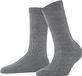 FALKE Declivity eenkleurig wol sokken dames grijs - maat 39-42