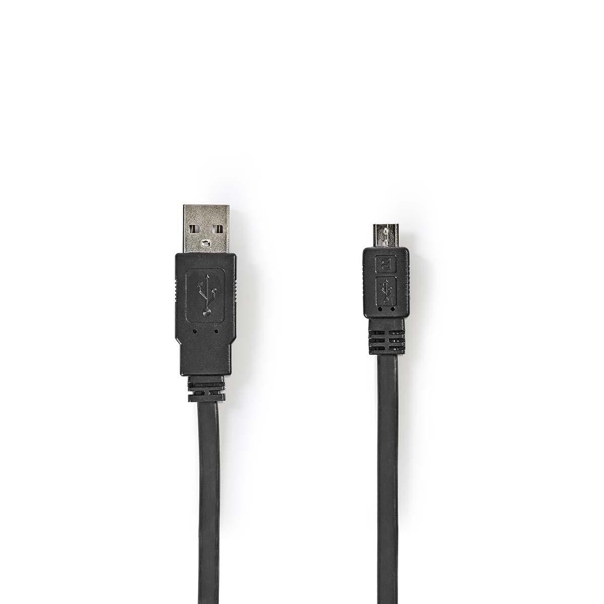 Nedis CCGP60410BK10 USB-kabel - 1 m - Zwart