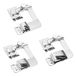 Pied presseur ourlet roulé set de 3 pour machine à coudre
