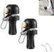 Holland Connections Sonnette de vélo - Sonnette de guidon pour vélo - Accessoire de vélo - Noir
