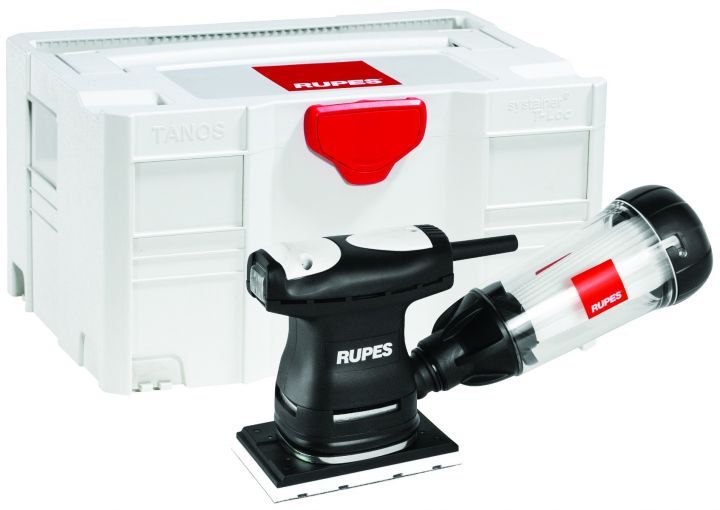 RUPES LE71TE Vlakschuurmachine - 200W - Rechthoekig - Met stofafzuiging - In Systainer