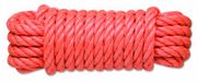 Chapuis PC5 polypropyleen touw, gevlochten, maximale belasting 3 ton, diameter 14 mm, lengte 7,5 m, koraal