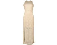 Guess New Liza Mouwloze Jurk Beige L Vrouw