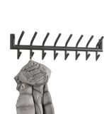 Naamloos Ylumen Kapstok Tubo B 78 cm H 19 cm zwart