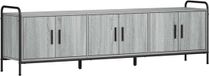 vidaXL Tv-meubel 146 x 33 x 50 cm Grijs Sonoma Bewerkt hout